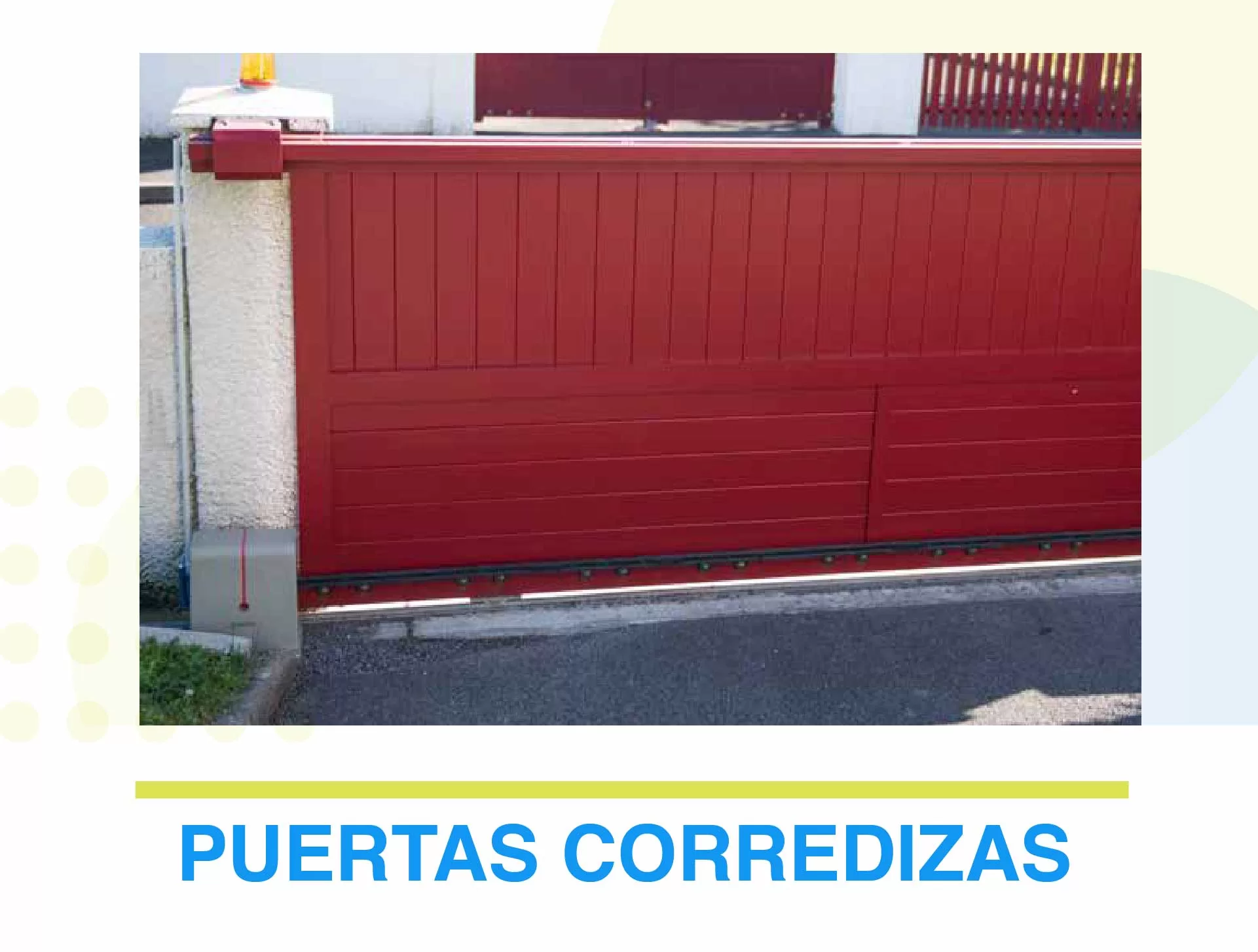 Puerta automática corrediza