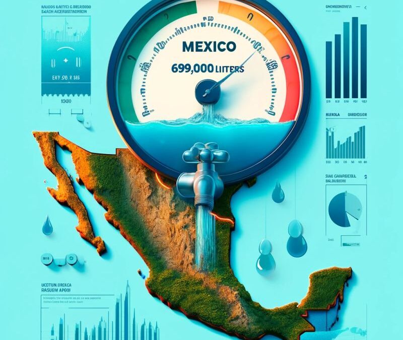 México, entre los 5 países que más consumen agua en el mundo